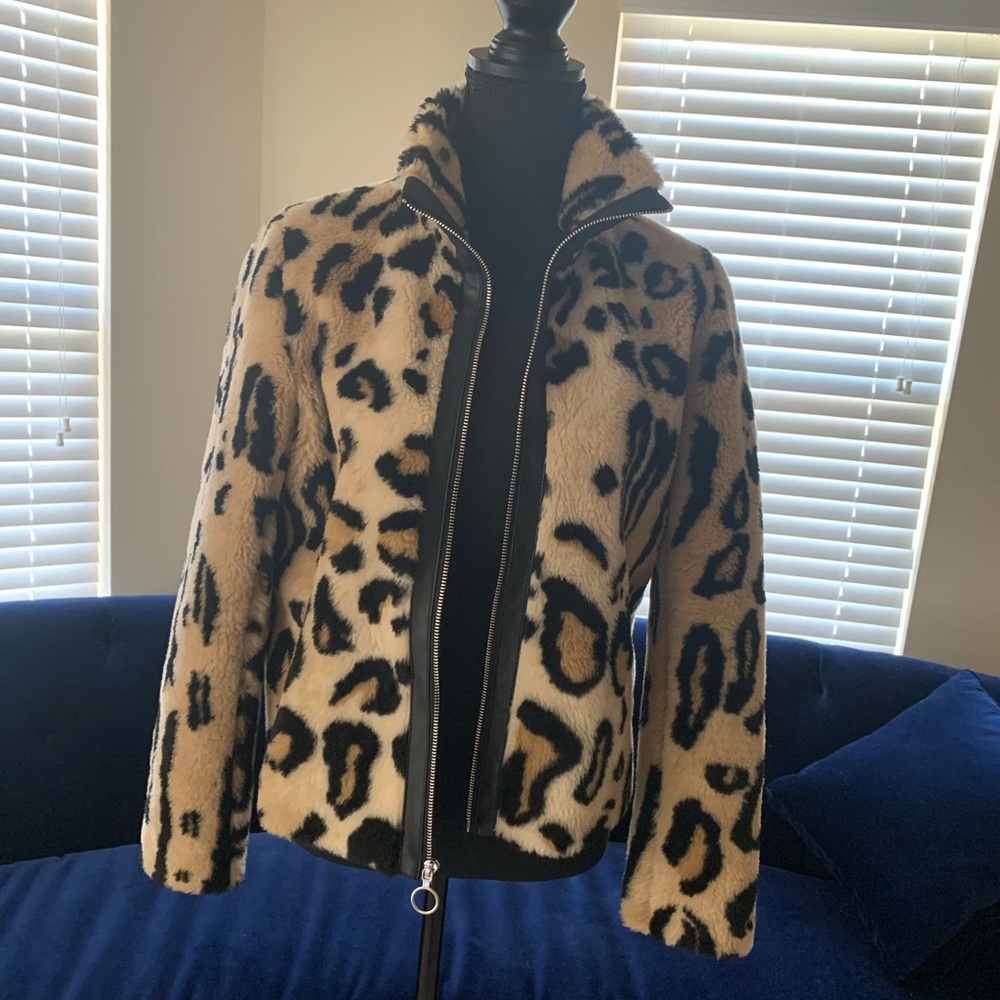 Faux Fur Cheetah Coat